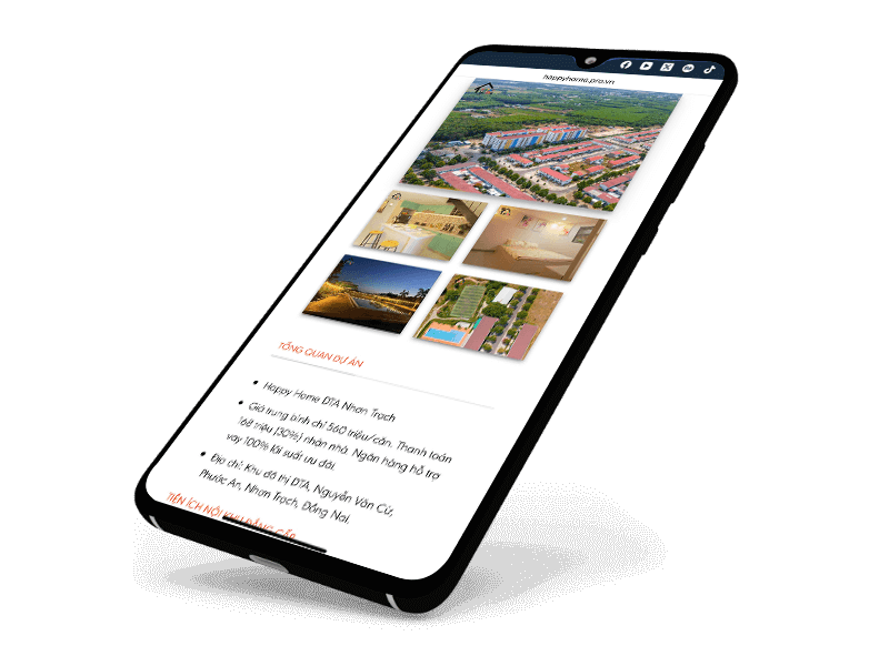 Liên hệ tư vấn nhà ở xã hội Happy Home Nhơn Trạch